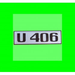 Unimog 406 Schriftzug beidseitig auf der Türe Typenbezeichnung Aufkleber 
