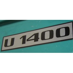  Unimog U 1400 Typenkennzeichen 2x Türe Typenbezeichnung Aufkleber Sticker