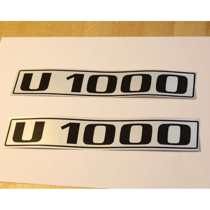 Unimog U1000 Typenkennzeichen für die Türen