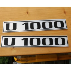 Unimog U1000 Typenkennzeichen für die Türen