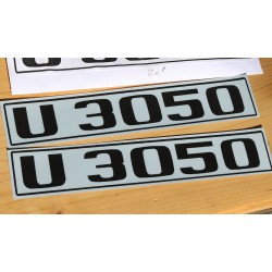 Unimog U3050 Typenkennzeichen 2x Türe Typenbezeichnung Sticker Aufkleber