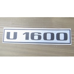  Unimog U 1600 Typenkennzeichen 2x Türe Aufkleber Sticker A6